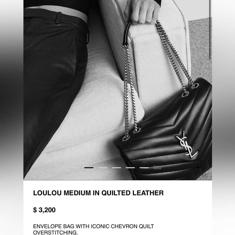 LOULOU MEDIUM IN QUILTED LEATHER